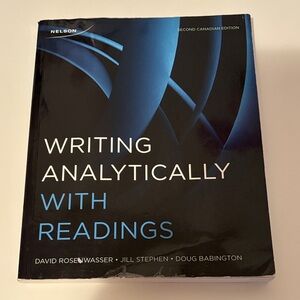 2/ $20 Writing Analytically with Readings Book Second Edition Nelson